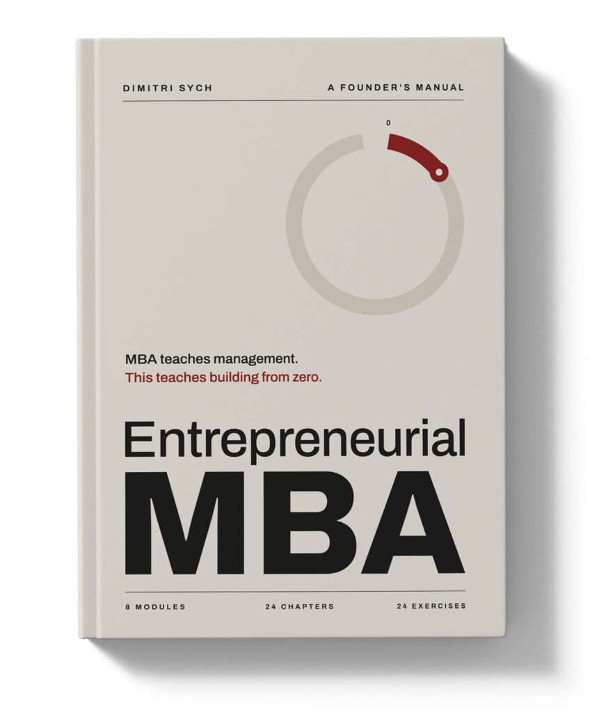 entrepreneural mba by dimitri sych